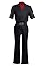 ulesoke Grabber Mask Cosplay Costume Uniform Black Cosplay Shirt Pants Suit Full Set with Hat
