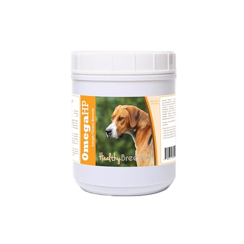 Image of Healthy Breeds English Foxhound Omega HP Fatty Acid Skin and Coat Support Soft Chews 90 Count