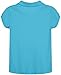 Nautica Girls' School Uniform Short Sleeve Polo Shirt, Button Closure, Soft Pique Fabric, Turquoise, 12-14