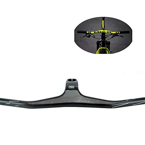 Guidon carbone VTT anti-vibrations à barres montantes ergonomiques 700mm
