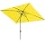 MEWAY Rectangular Patio Umbrella Outdoor Umbrella with Push Button Tilt and Crank Lift System, Market Umbrella 6 Sturdy Ribs UV Protection for Table, Deck, Pool, Backyard, Garden(6.5x10 ft, Yellow)