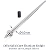 Titanium Endpin for Cello in diameter 10mm, Length 595 mm