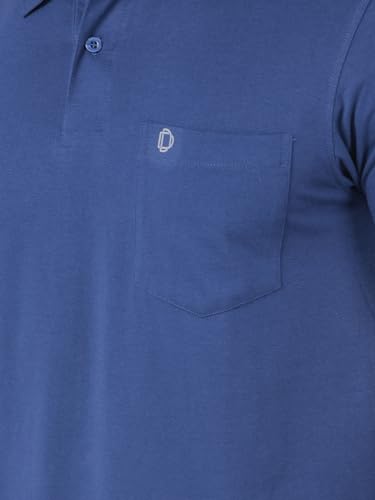 Image of Dollar Mens Cotton Casual Solid Polo Tshirt (Pack of 1)