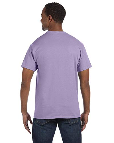 T-shirt Hanes Lavender XL coton lourd coupe classique couleur lavande