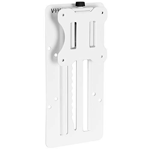 Image of VIVO Height Adjustable VESA Adapter for Single 13 to 27 inch Monitor, Accessory Bracket Kit for Individual Screen, White, STAND-VAD3W