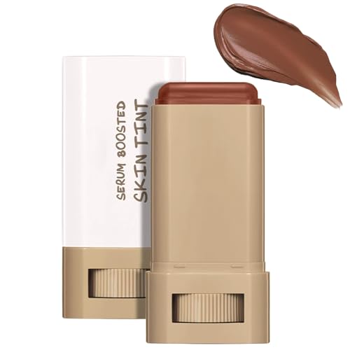 Base de maquillaje en barra multiusos, bálsamo corrector de cobertura total, suero hidratante en barra para contorno con color sólido, tono de piel iluminador, maquillaje de acabado natural