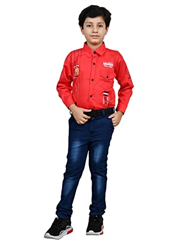 Image of Boys Boys Shirt and Jeans Set