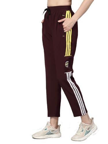 Image of UZARUS Women's 3 Pocket Sports Gym Track Pants Running Lower
