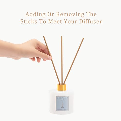 Chloefu Lan Reéd Diffuser,6.7 oz Natural Essential Scented Oil with Diffuser Sticks, Best for Bathroom Decor, Living Room Decor, Home & Office Decor, Aromatherapy Diffuser Oil Gift Set