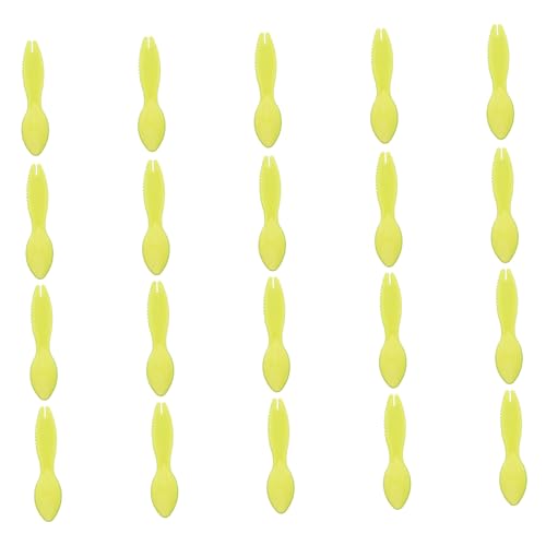 FIXOSHEE 20 piezas para Kiwi de Reutilizable Pelador y Cuchara Excavadora con Tenedor Herramienta Multiusos para Frutas Cocina Restaurante y Hogar Fácil Limpieza y Uso