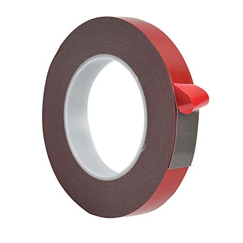 JAOMON Ruban adhésif Double Face, Ruban de Montage en Mousse Acrylique Robuste pour décoration, Voiture, Bandes Lumineuses LED, 20 mm x 10m Cover