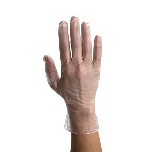Dynarex Multi Care Vinyl Exam Glove, Powder Free, Large (Pack of 100)