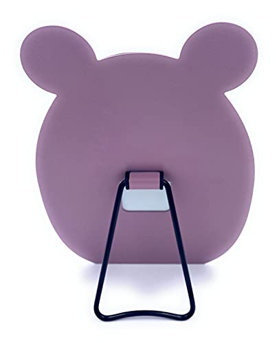 Aeisage Kids Makeup Mirror Kawaii Compact Desktop Mirror For Girls Table Mirror Purple Panda With Stand Mirror Cute For Desk, 6 X 7.87 X 0.5 Inches #TOP1
