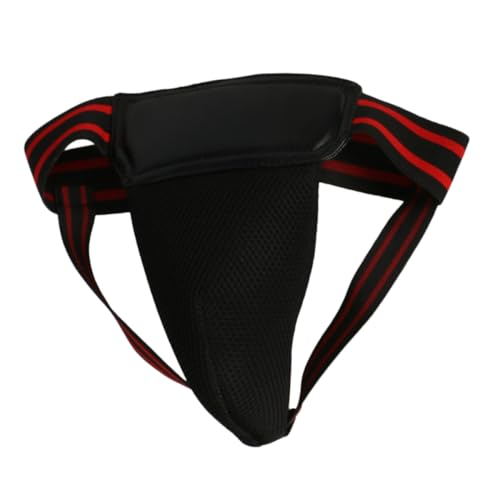 Wakauto Boxing Supply Integrated Groin Protector Comfortable Wear-Resistant Crotch Guard for Men Women Training Practice