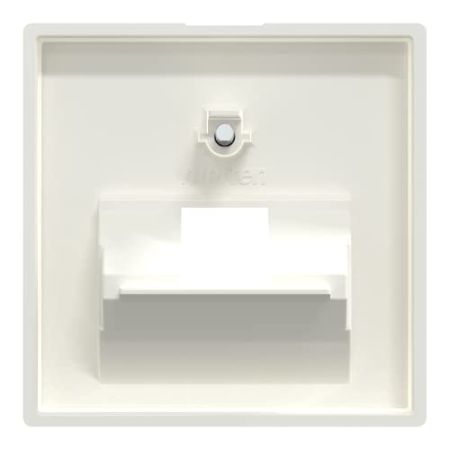 Merten System M 296219 Central Plate for UAE Insert 1-Way Polar White Glossy, Glossy Polar White - Image 4