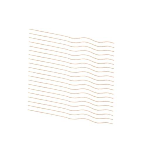 Cabilock 20pcs Wavy Rattan Diffuser Sticks for Oil Natural Fragrance Replacement Sticks for Home Office Wedding Absorption Even Scent Distribution