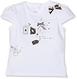  Chicco Baby-Mädchen T-Shirt Manica Corta Pullunder, Braun (Bianco E Marrone 036), 56 (Herstellergröße: 062)