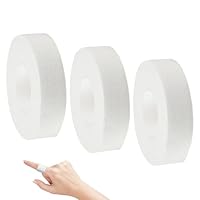 3 Rollen Fingertape Extra Stark, 1,5 cm X 10 m Finger Tape Weiß Sportband Wasserfeste Klettertape Kinesiologie Sport Tape Kletterband Sport-Fingerband für Klettern Bouldern Kraftsport Volleyball