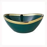 OVLIIYWZY Hermosos Suministros para el Hogar Cerámica Nórdica Ensalada Creativa Plato de Fruta Plato de Aperitivo Frutero Seco Frutero Conjunto Combi