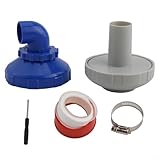 Material plástico resistente, pieza de repuesto para entrada de piscina, flujo de agua mejorado