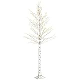 iluminacion para arboles naturales INTERIOR Y EXTERIOR CUBIERTO: Fabricado en plástico y acero y con un grado de protección IP44, esta luz de cerezo artificial es apto para usar en interiores o exteriores cubiertos. Ideal para decorar el interior de tu casa, el porche cubierto, para fiestas, eventos y más