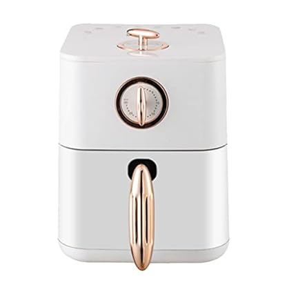 Luftfritteuse, automatische Haushaltsfritteuse, Multifunktionsofen, große Kapazität, elektrische Fritteuse (Farbe: Weiß, Größe: 5 l), erforderliche Effizienz Beauty Comes