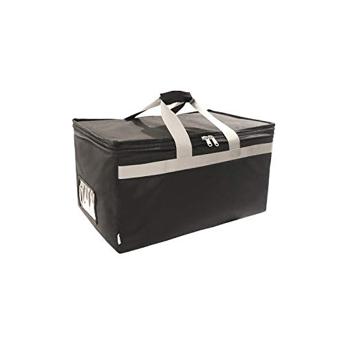 Insulated Food Delivery Bag Carrier, 18"x12"x10", Waterproof and Leakproof Interior, Uber Eats Doordash