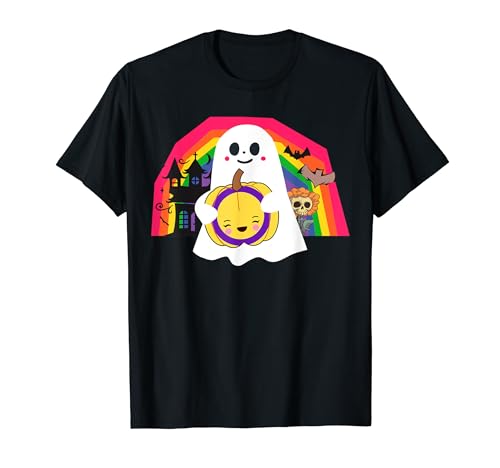 Intersex LGBT Halloween Kostüme Geist Homosexuell Bisexuell Trans T-Shirt