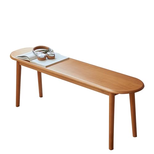 Banco de Madera para Mesa de Comedor, Banco de Entrada, Banco de Madera para el Extremo de la Cama, Banco Estrecho para Ventana de Interior para Dormitorio, Pasillo, Sala de Estar, Comedor,