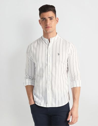 Image of U.S. Polo ASSN. Men's Cotton Slim Fit Shirt
