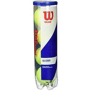 Wilson Tennisballen Tour Comp voor harde ondergronden.