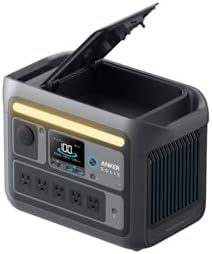 （20:00時点） Anker Solix C800 Portable Power Station ポータブル電源 768Wh 58分満充電 高出力AC(定格1200W / 瞬間最大1600W, 5ポート) 長寿命10年 リン酸鉄 収納スペース搭載 パススルー機能 アプリ遠隔操作 キャンプ アウトドア 防災安全協会推奨