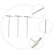 Yardwe 3 Pcs Kalimba Tuning Hammer for Percussion Instrument Sound Maintenance Rounded Flat Head for Delicate Parts Comfortable Grip for Key