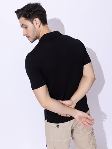 Image of Armisto Men's 100% Cotton Fancy Party Polo T-Shirt /Neutral Colour