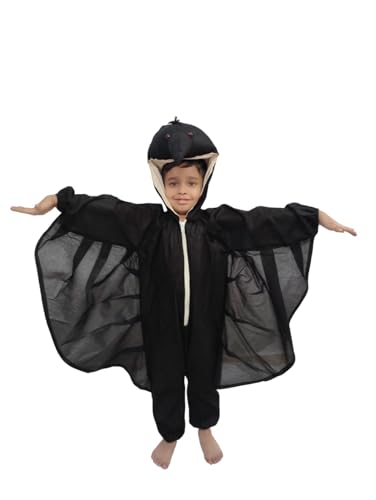 Image of BookMyCostume Crow Bird Kids Fancy Dress Costume 5-6 years