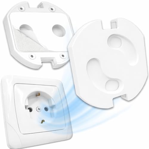 YverLand 20 Unidades Protector de enchufe bebé de seguridad infantil Tapas de plástico para cubrir
