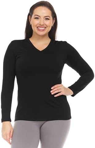 Thermajane Womens Long Sleeve Shirt J-t-wvt-1836