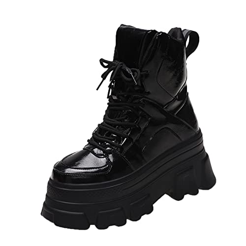 Bottes de neige pour femmes avec semelles épaisses de 8cm et plateforme