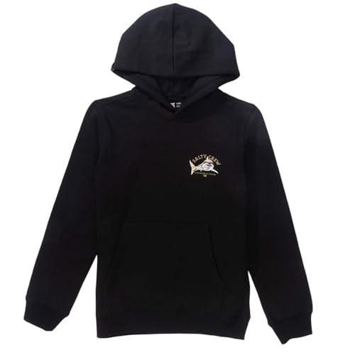 Salty Crew Big Boys' Lurking Pullover Hoody - Black