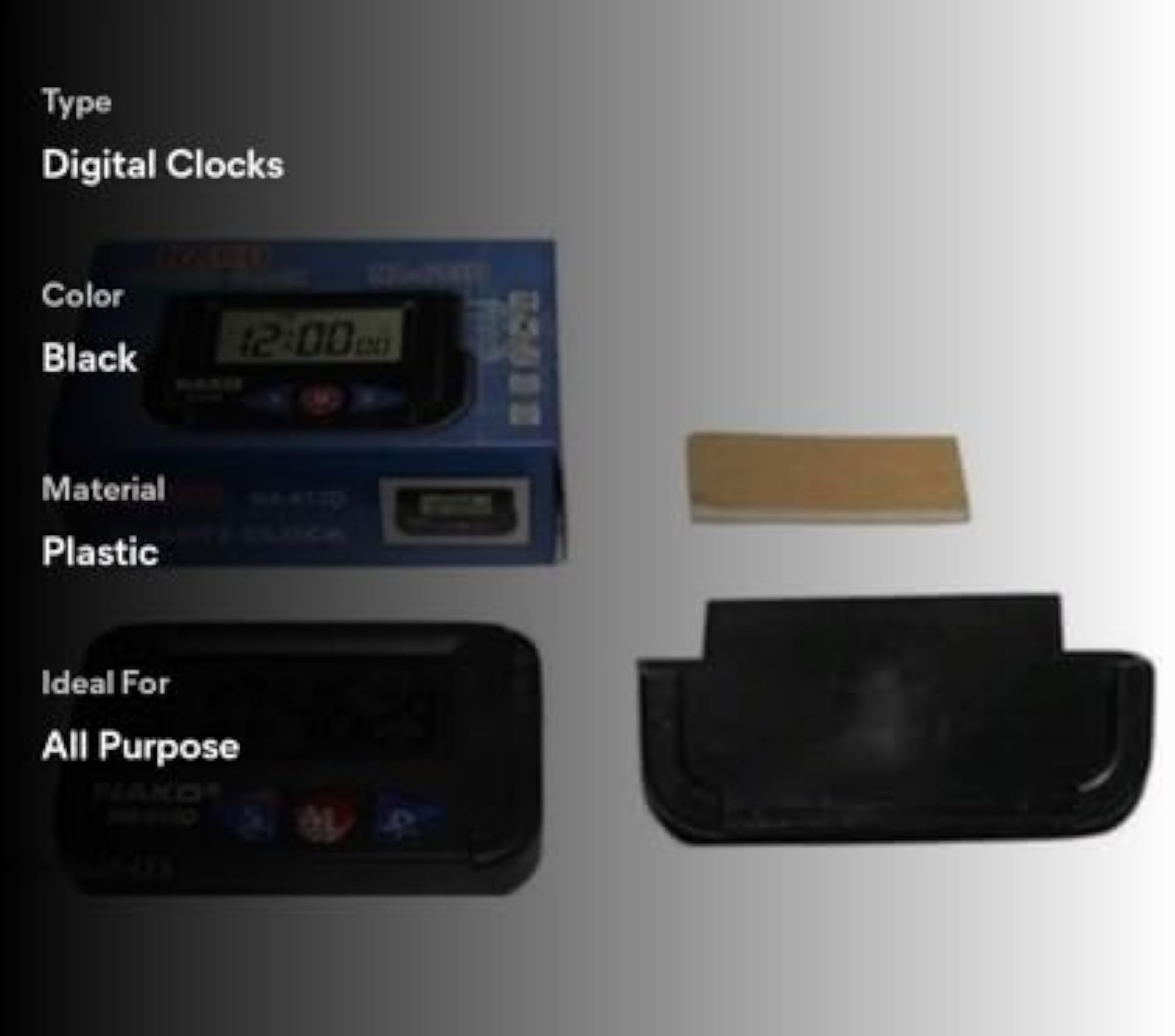 Smart Mini Digital Magnet LED Car Dashboard Clock