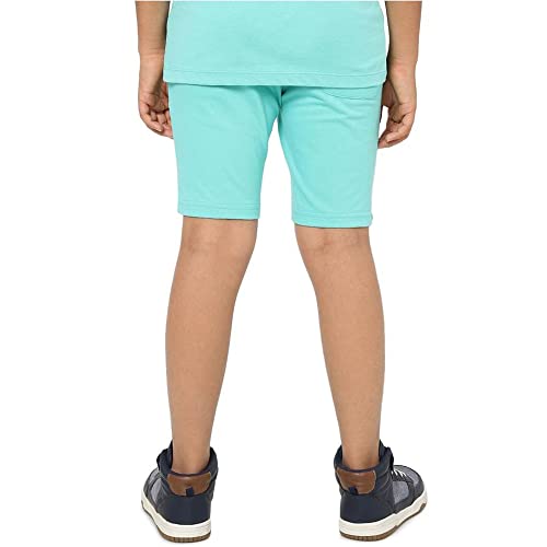 Image of JACK & JONES Solid Cotton Regular Fit Boys Shorts