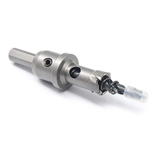 Hole Saw Kit JESTUOUS 10mm Shank diameter 5/8 Inch Cutter Diameter x 1 Cutting Depth Stainless Steel Multiple-tooth Metal Cutter Tool TCT Round Drill Bits