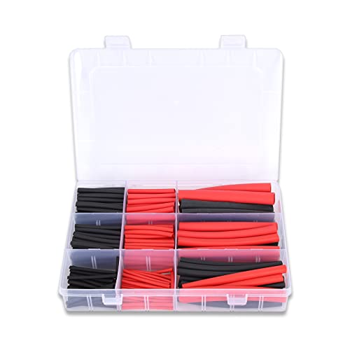 Ruimou 270Pcs Heat Shrink Tubing Shrinkage Ratio 3:1 Insulation Protection Kit for Repair Wire Cable Connection End Treatment (270)