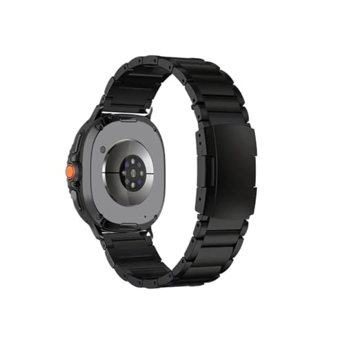 �ɓK������Samsung Galaxy Watch 8 Classic 46mm 8 40mm 44mm/Ultra 47mm�Ή��̍����`�^���o���h �����Y�u���X���b�g(Black,For Galaxy Watch 8 44mm)