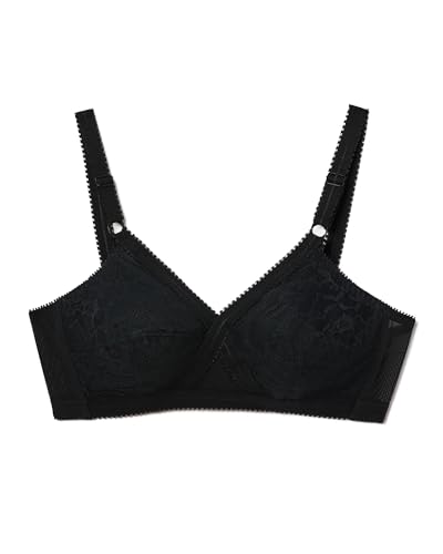 Playtex Damski biustonosz bez fiszbin Cross Your Heart, Czarny, 75C