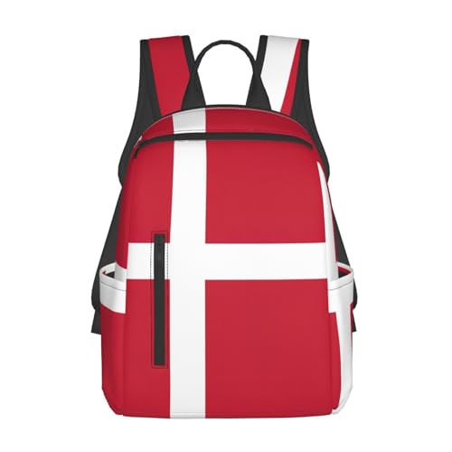 Sac à dos drapeau danois idéal pour vos voyages et sessions shopping