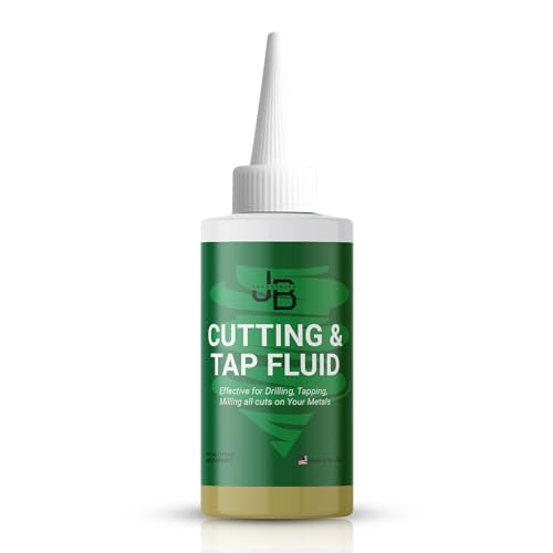 JB Industries Cutting & Tapping Fluid 4 oz High-Performance Cutting Oil Lubricant for Drilling Tapping Threading Sawing Milling and Machining All Metals