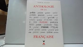 Hardcover Anthologie de la poésie française [French] Book