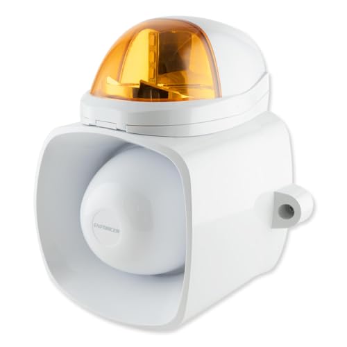 Seco-Larm SH-816S-SQ/A Enforcer Siren/Strobe with Audio Input Amber