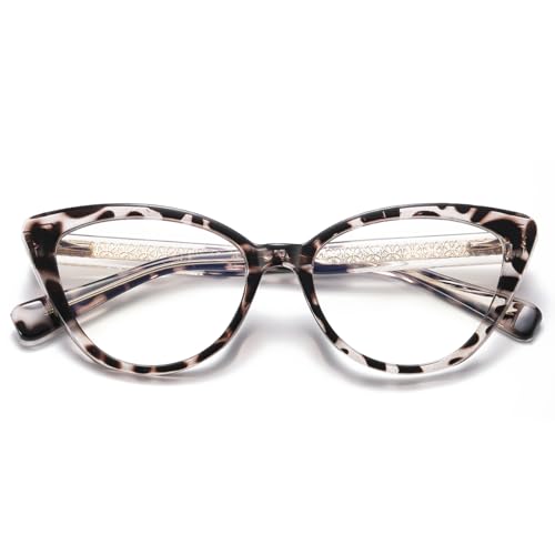 Clip On Sunglasses Polarized Women Tr90 Thick Frame Magnetic Anti Blue Light Cat Eye Glasses2